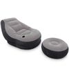 Intex Καρέκλα Φουσκωτή Ultra Lounge Relax με Πουφ 68564NP