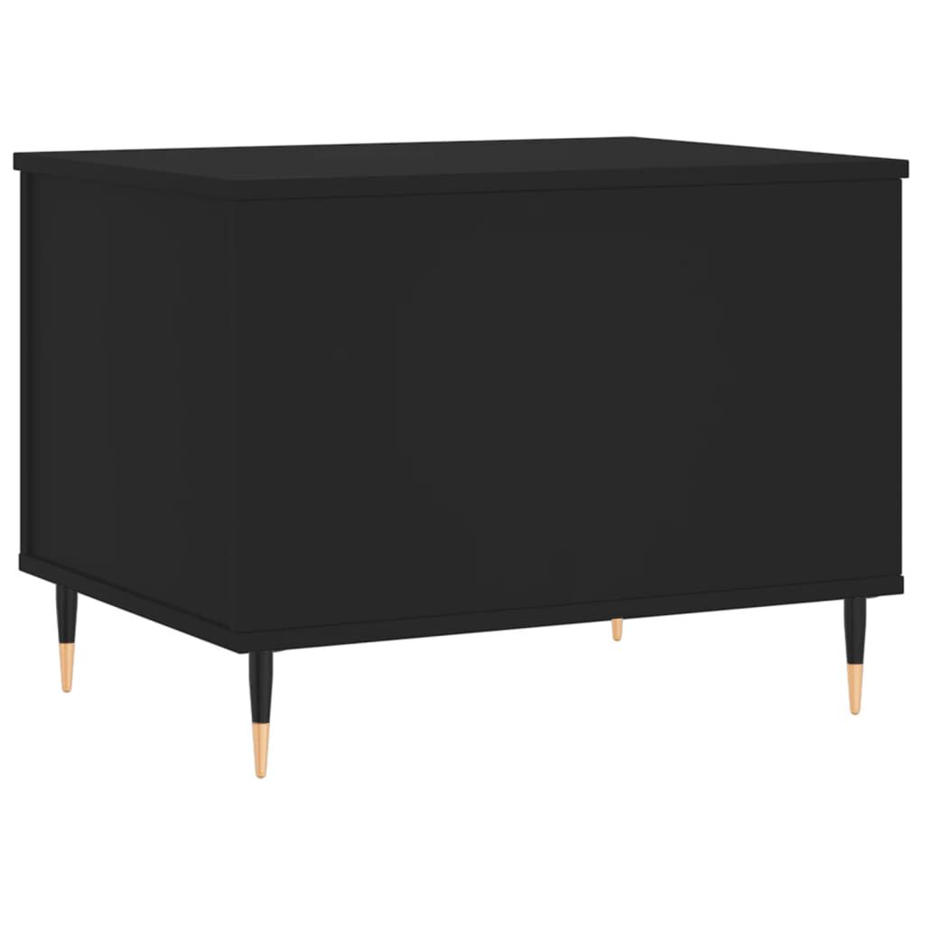 vidaXL Τραπεζάκι Σαλονιού Μαύρο 60x44,5x45 εκ. Επεξεργασμένο Ξύλο