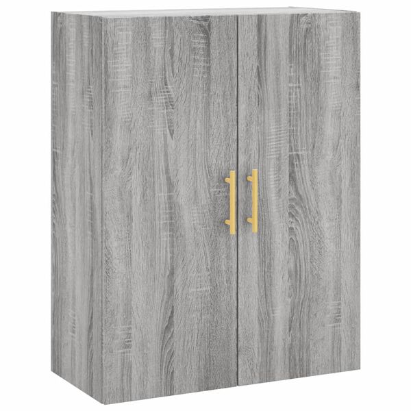 vidaXL Ντουλάπι Τοίχου Γκρι Sonoma 69,5 x 34 x 90 εκ.