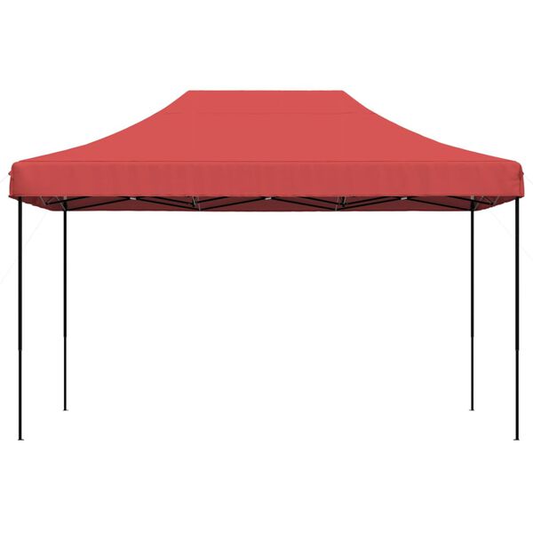 vidaXL Τέντα Εκδηλώσεων Πτυσσόμενη Pop-Up Μπορντό 440x292x315 εκ.
