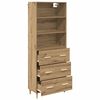 vidaXL Highboard Artisan Oak 69,5 x 32,5 x 180 &epsilon;&kappa; &Epsilon;&pi;&epsilon;&xi;&epsilon;&rho;&gamma;&alpha;&sigma;&mu;έ&nu;&omicron; &xi;ύ&lambda;&omicron;