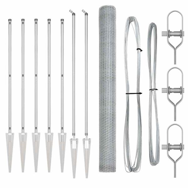 vidaXL &Sigma;&tau;ύ&lambda;&omicron;&sigmaf; &Pi;&epsilon;&rho;&iota;&phi;&rho;ά&xi;&epsilon;&omega;&nu; &Alpha;&sigma;&eta;&mu;ί 10 x 1,6 &mu; (13 mm &pi;&lambda;έ&gamma;&mu;&alpha;) &Alpha;&tau;&sigma;ά&lambda;&iota;