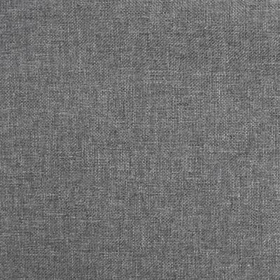 3086062 vidaXL Swivel Dining Chairs 6 pcs Light Grey Fabric (3x333465)