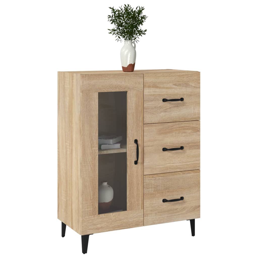 vidaXL Ντουλάπι Sonoma Δρυς 69,5 x 34 x 90 εκ. από Επεξεργασμένο Ξύλο