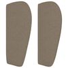 vidaXL Κρεβάτι Boxspring με Στρώμα Taupe 100 x 200 εκ. Υφασμάτινο