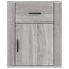 vidaXL Κομοδίνο Γκρι Sonoma 50x36x60 εκ. από Επεξεργασμένο Ξύλο