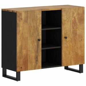 vidaXL &Nu;&tau;&omicron;&upsilon;&lambda;ά&pi;&iota; &mu;&epsilon; 2 &Pi;ό&rho;&tau;&epsilon;&sigmaf; 90 x 33 x 75 &epsilon;&kappa;. &alpha;&pi;ό &Mu;&alpha;&sigma;ί&phi; &Xi;ύ&lambda;&omicron; &Mu;ά&nu;&gamma;&kappa;&omicron;