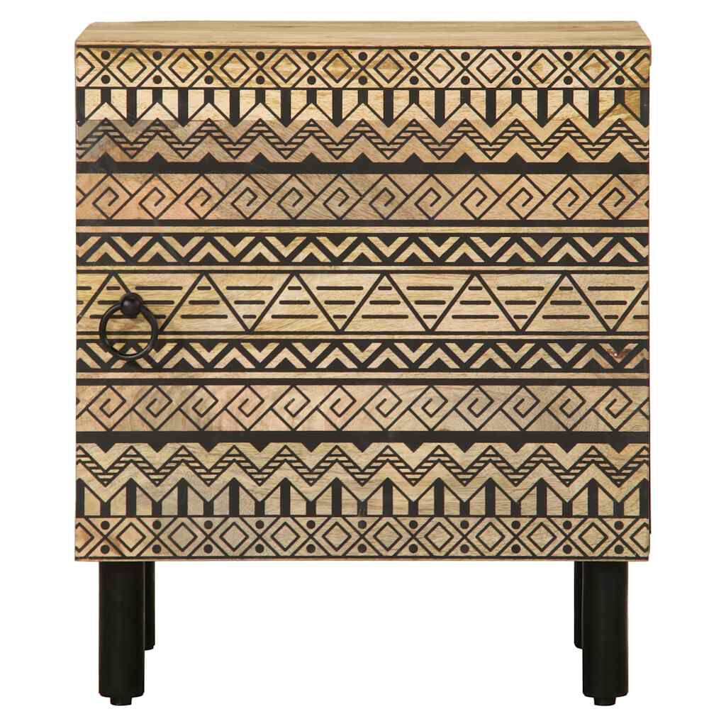vidaXL Ντουλάπια κρεβατιού 2 τεμάχια Μαύρο 40x33,5x46 cm