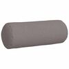 vidaXL Μαξιλάρια Στήριγμα 2 pcs Taupe Ø 25 x 70 cm ύφασμα