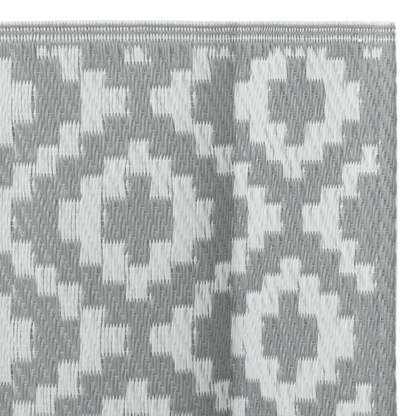 vidaXL Χαλί εξωτερικού χώρου ARAKIL γκρι 80x150 cm PP