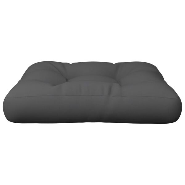 vidaXL Μαξιλάρι Παλέτας Γκρι 58 x 58 x 10 εκ. από Ύφασμα
