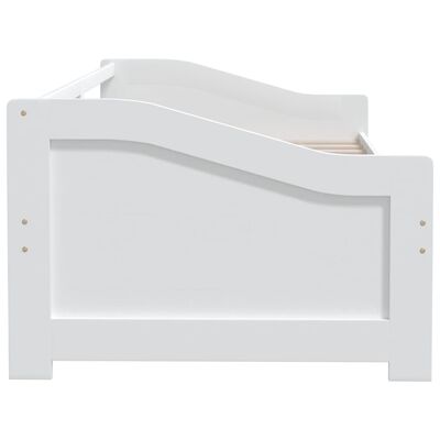 vidaXL Καναπές Κρεβάτι 3 Θέσεων Λευκός 90x200 εκ από Μασίφ Ξύλο Πεύκου