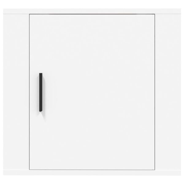 vidaXL Κομοδίνα Επιτοίχια 2 τεμ. Λευκά 50 x 30 x 47 εκ.