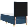 vidaXL Κρεβάτι με ελατήρια με στρώμα Μπλε 90 x 200 cm ύφασμα