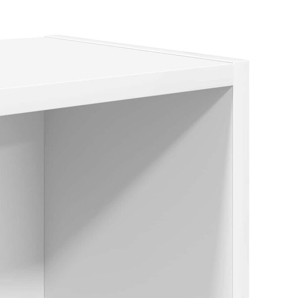 vidaXL Βιβλιοθήκη Λευκή 31x24x52 εκ. από Επεξεργασμένο Ξύλο