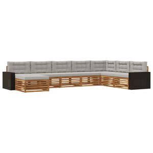 vidaXL &Sigma;&epsilon;&iota;&rho;ά &Kappa;&alpha;&nu;&alpha;&pi;έ &Epsilon;&xi;&omega;&tau;&epsilon;&rho;&iota;&kappa;&omicron;ύ 8 pcs &Phi;&upsilon;&sigma;&iota;&kappa;ό &kappa;&alpha;&iota; &Alpha;&nu;&omicron;&iota;&chi;&tau;ό &Gamma;&kappa;&rho;&iota;