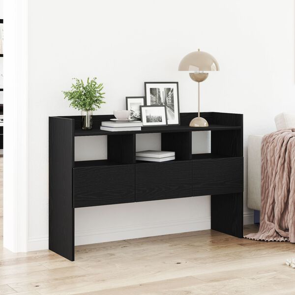 vidaXL Μπουφές Μαύρο Δρυς 105x30x70 εκ. από Επεξεργασμένο Ξύλο