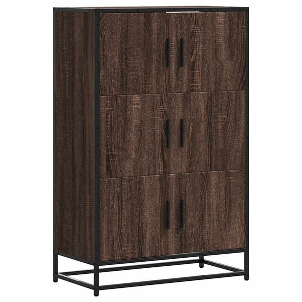 vidaXL Highboard &kappa;&alpha;&phi;έ &delta;&rho;&upsilon;&sigmaf; &Kappa;&alpha;&tau;&alpha;&sigma;&kappa;&epsilon;&upsilon;&alpha;&sigma;&mu;έ&nu;&omicron; &xi;ύ&lambda;&omicron; &kappa;&alpha;&iota; &mu;έ&tau;&alpha;&lambda;&lambda;&omicron;