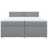 vidaXL &Kappa;&rho;&epsilon;&beta;ά&tau;&iota; Boxspring &mu;&epsilon; &Sigma;&tau;&rho;ώ&mu;&alpha; &Alpha;&nu;&omicron;&iota;&chi;&tau;ό &Gamma;&kappa;&rho;&iota; 200x200 &epsilon;&kappa;. &Upsilon;&phi;&alpha;&sigma;&mu;ά&tau;&iota;&nu;&omicron;