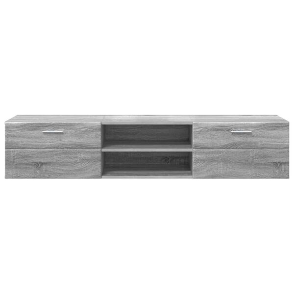 vidaXL Ντουλάπι TV Γκρι sonoma 150 x 39 x 30 εκ Επεξεργασμένο ξύλο