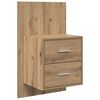vidaXL &Tau;&omicron;ί&chi;&omicron;&upsilon; &kappa;&omicron;&mu;&omicron;&delta;ί&nu;&omicron; &Epsilon;&pi;&iota;&tau;&omicron;ί&chi;&iota;&omicron; 2 pcs Artisan Oak 48,5 x 32,5 x 80 &epsilon;&kappa;