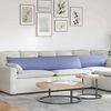 vidaXL Μαξιλάρι Καναπέ 2 pcs Μπλε 200 x 40 εκ. ύφασμα