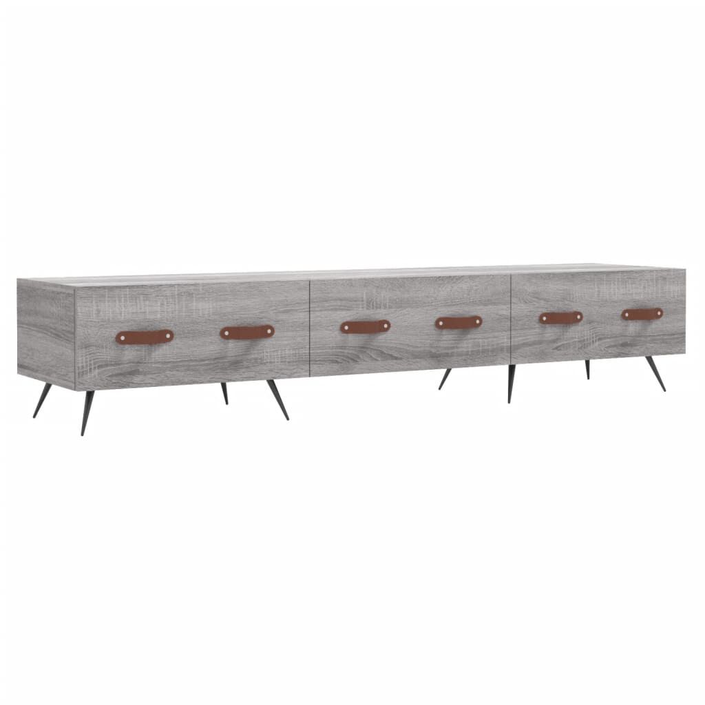vidaXL Έπιπλο Τηλεόρασης Γκρι Sonoma 150 x 36 x 30 εκ. Επεξεργ. Ξύλο