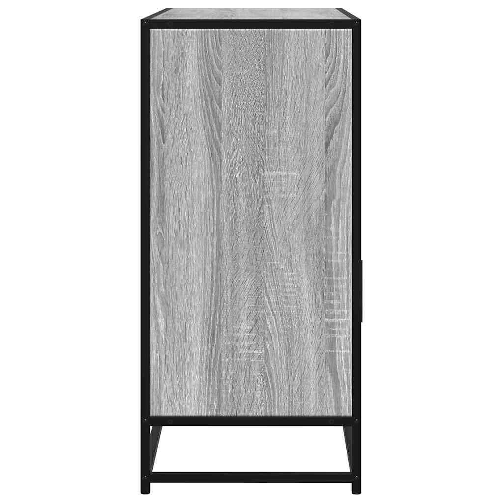 vidaXL Sideboard Γκρι Sonoma 100x35x76 cm Ξύλινο μηχανουργικό ξύλο