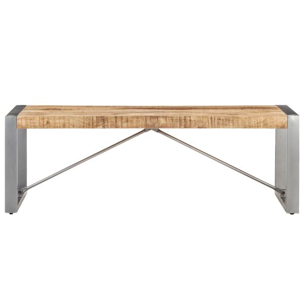 vidaXL Τραπεζάκι Σαλονιού 120 x 60 x 40 εκ. Ακατέργαστο Ξύλο Μάνγκο