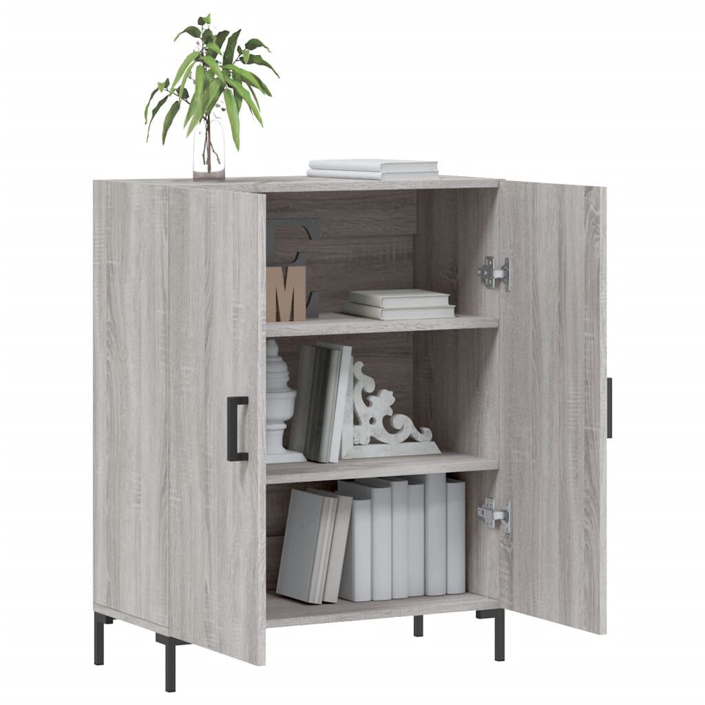vidaXL Ντουλάπι Γκρι Sonoma 69,5 x 34 x 90 εκ. από Επεξεργασμένο Ξύλο
