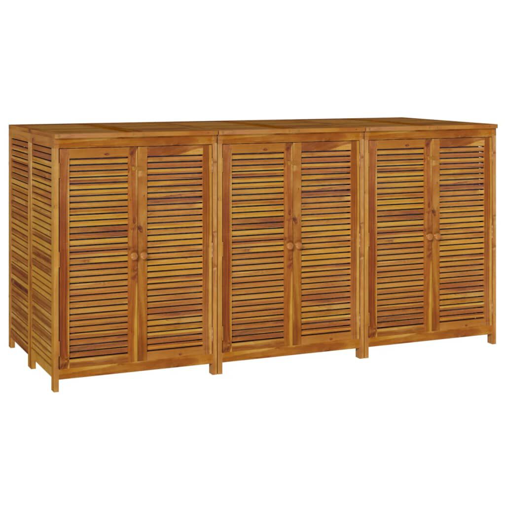 vidaXL Μπαούλο Αποθήκευσης Κήπου 210x87x104 εκ. από Μασίφ Ξύλο Ακακίας