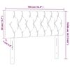 vidaXL Κεφαλάρι Κρεβατιού Σκούρο Γκρι 100x7x78/88 εκ. Βελούδινο