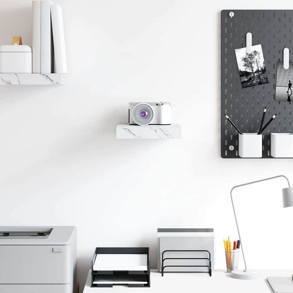 vidaXL &Rho;ά&phi;&iota; &Tau;&omicron;ί&chi;&omicron;&upsilon; &Lambda;&epsilon;&upsilon;&kappa;ό &Mu;ά&rho;&mu;&alpha;&rho;&omicron; 23 x 23,5 x 4 &epsilon;&kappa; &Epsilon;&pi;&epsilon;&xi;&epsilon;&rho;&gamma;&alpha;&sigma;&mu;έ&nu;&omicron; &xi;ύ&lambda;&omicron;