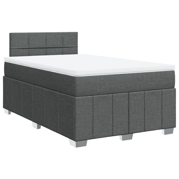 vidaXL &Kappa;&rho;&epsilon;&beta;ά&tau;&iota; Boxspring &mu;&epsilon; &Sigma;&tau;&rho;ώ&mu;&alpha; &Sigma;&kappa;&omicron;ύ&rho;&omicron; &Gamma;&kappa;&rho;&iota; 120x200 &epsilon;&kappa;. &Upsilon;&phi;&alpha;&sigma;&mu;ά&tau;&iota;&nu;&omicron;
