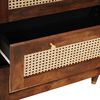 vidaXL Σετ Μπουφέ 2 pcs Καφέ 60 x 33.5 x 75 εκ. Μασίφ ξύλο μάνγκο