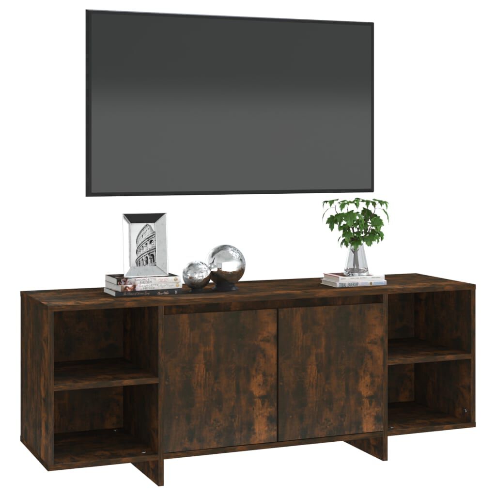 vidaXL Έπιπλο Τηλεόρασης Καπνιστή Δρυς 130x35x50 εκ. από Μοριοσανίδα