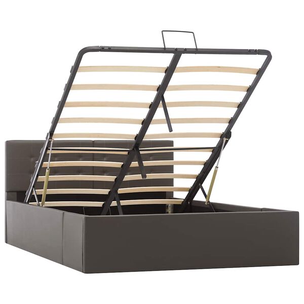 vidaXL &Pi;&lambda;&alpha;ί&sigma;&iota;&omicron; &Kappa;&rho;&epsilon;&beta;&alpha;&tau;&iota;&omicron;ύ &mu;&epsilon; &Alpha;&pi;&omicron;&theta;&eta;&kappa;. &Chi;ώ&rho;&omicron; &Gamma;&kappa;&rho;&iota; 120x200 &epsilon;&kappa;. &Sigma;&upsilon;&nu;&theta;. &Delta;έ&rho;&mu;&alpha;