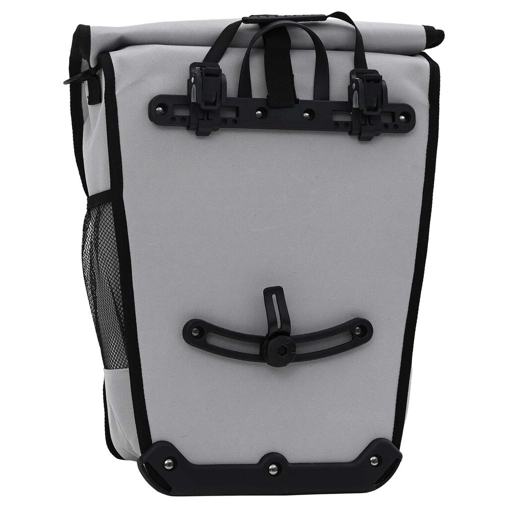 vidaXL Τσάντα Ποδηλάτου για Ράγα 20 L Γκρι 34x16x59 εκ.