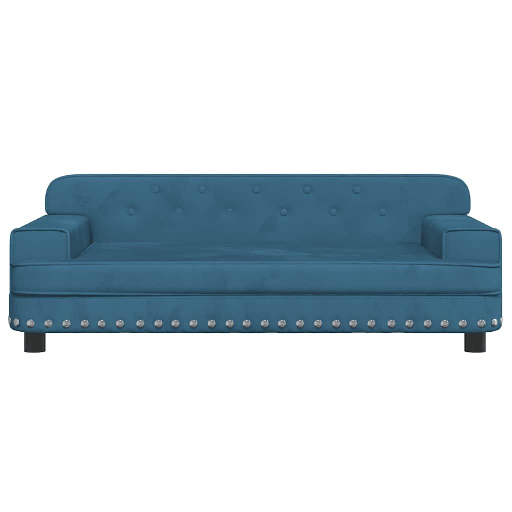 vidaXL Κρεβάτι Σκύλου Σκούρο Γκρι 90 x 53 x 30 εκ. Βελούδινο