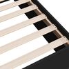vidaXL Πλαίσιο Κρεβατιού Μαύρο 140 x 190 εκ. Επεξεργασμένο Ξύλο