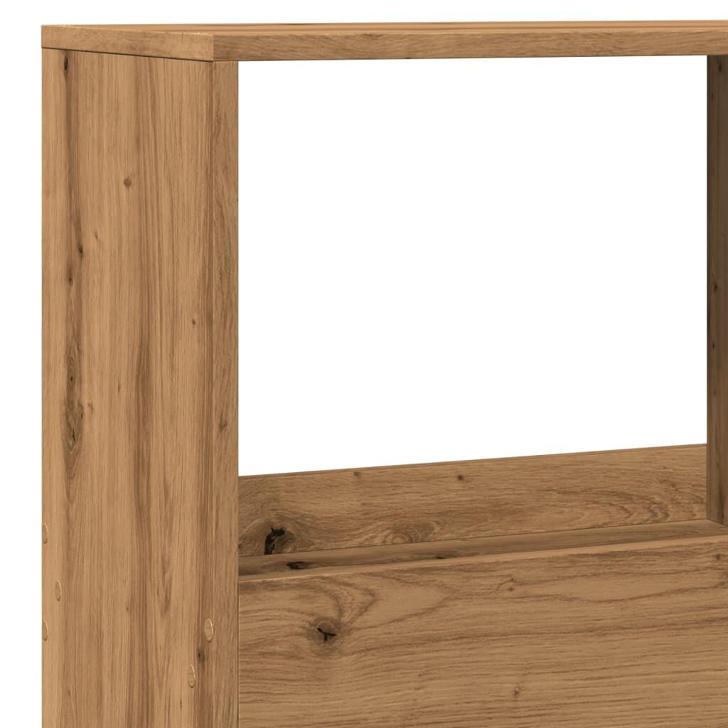 vidaXL Βιβλιοθήκη/Διαχωριστικό Χώρου Δρυς 100x33x155,5 εκ. Επεξ. Ξύλο