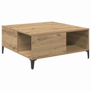 vidaXL &Tau;&rho;&alpha;&pi;&epsilon;&zeta;ά&kappa;&iota; &sigma;&alpha;&lambda;&omicron;&nu;&iota;&omicron;ύ Artisan Oak 80 x 80 x 36,5 &epsilon;&kappa;