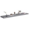 vidaXL Ράφι Τοίχου Γκρι 120x23,5x3,8 εκ. MDF