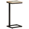 vidaXL Τραπέζια Βοηθητικά 2 τεμ. 31,5x24,5x64,5 εκ. Μασίφ Ανακ. Ξύλο