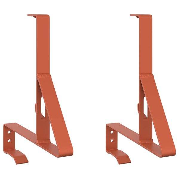 vidaXL &Upsilon;&pi;&omicron;&sigma;&tau;ή&rho;&iota;&xi;&eta; &Phi;&rho;ά&chi;&tau;&eta; &Chi;&iota;&omicron;&nu;&iota;&omicron;ύ 2 pcs &Kappa;ό&kappa;&kappa;&iota;&nu;&omicron; 29,5 x 3 x 34,5 &epsilon;&kappa;