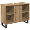 vidaXL Σετ Επίπλων Μπάνιου με αποθήκευση 3 pcs Καφέ 30 x 30 x 180 cm