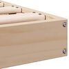 vidaXL Κρεβάτι δαπέδου Φυσικό 200 x 210 cm Μασίφ ξύλο πεύκου