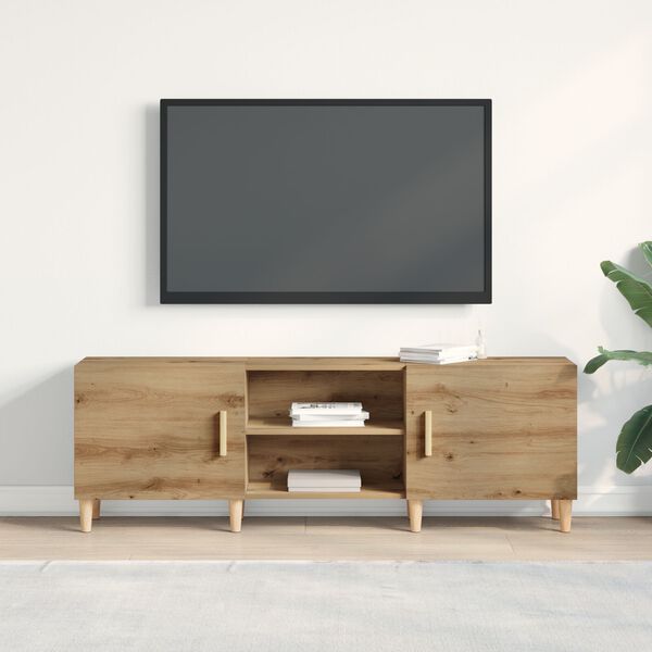 vidaXL Ντουλάπι TV artisan δρυς 150 x 30 x 50 εκ Επεξεργασμένο ξύλο