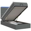 vidaXL &Kappa;&rho;&epsilon;&beta;ά&tau;&iota; Ottoman &mu;&epsilon; &Sigma;&tau;&rho;ώ&mu;&alpha; &kappa;&alpha;&iota; LED &Sigma;&kappa;&omicron;ύ&rho;&omicron; &Gamma;&kappa;&rho;&iota; 80 x 200 cm