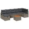 vidaXL &Sigma;&epsilon;&tau; &Kappa;&alpha;&nu;&alpha;&pi;έ &Kappa;ή&pi;&omicron;&upsilon; &mu;&epsilon; &mu;&alpha;&xi;&iota;&lambda;ά&rho;&iota; 8 pcs &Gamma;&kappa;&rho;&iota; &sigma;&upsilon;&nu;&theta;&epsilon;&tau;&iota;&kappa;ό &rho;&alpha;&tau;ά&nu;